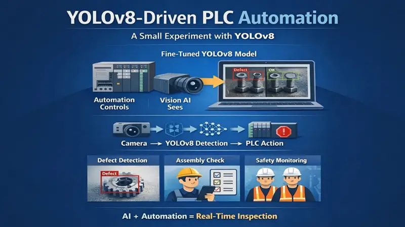 YOLOv8 驱动的 PLC 自动化