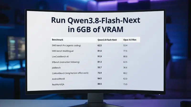 6GB显存运行Qwen3.8-Flash-Next