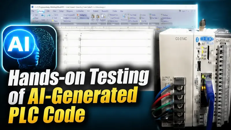 实测 AI 生成PLC 梯形图