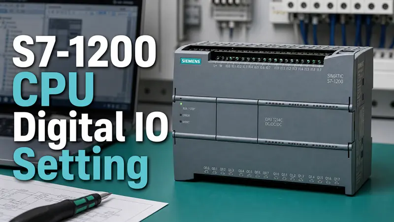 S7-1200 CPU 数字IO设置