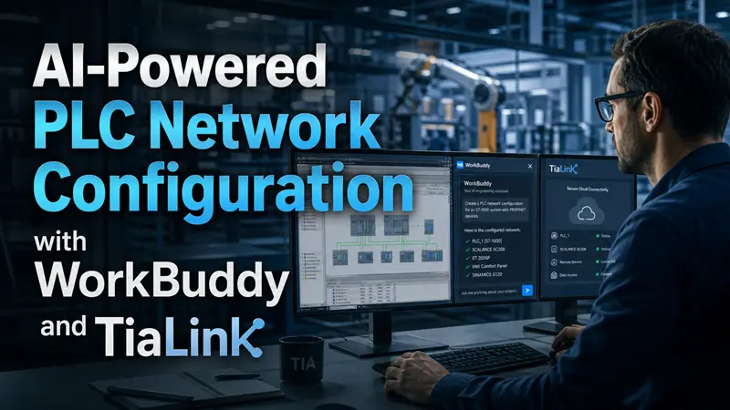 AI驱动的 PLC 网络组态(WorkBuddy+TiaLink)