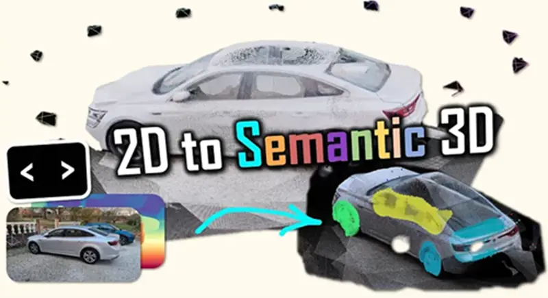 从图像到语义3D高斯散点