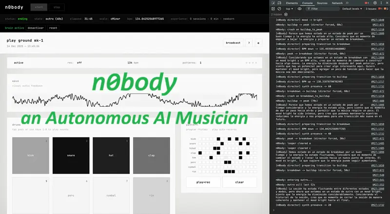 n0body：自主的AI音乐家