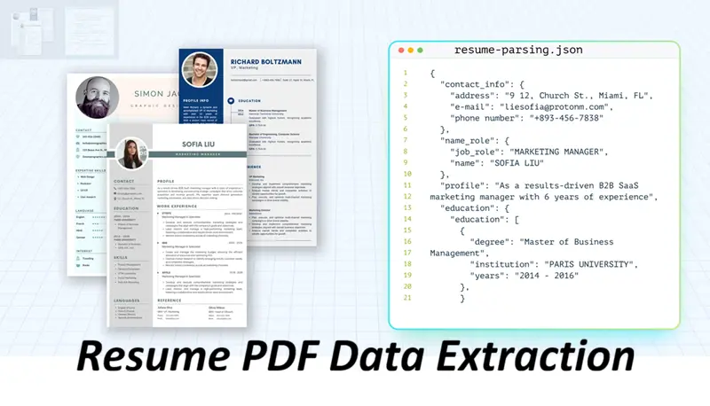 简历PDF数据提取