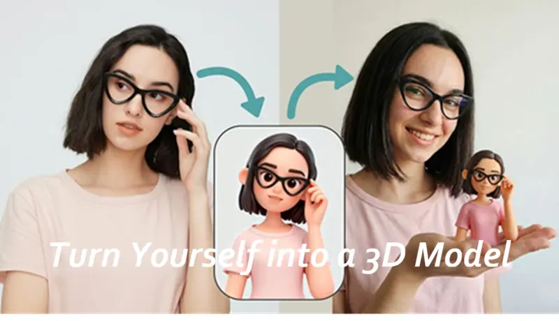 把自己变成3D模型