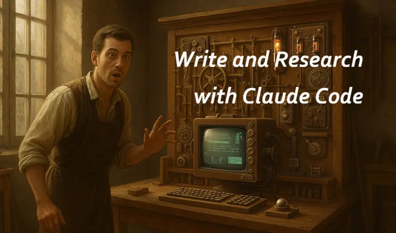 用 Claude Code 写作和研究