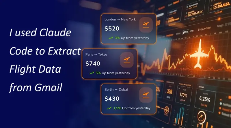 我用Claude Code提取航班数据