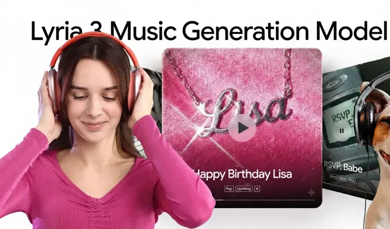 Lyria 3音乐生成模型