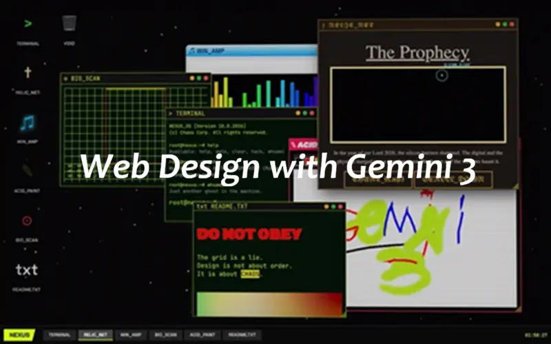 用Gemini 3做Web设计
