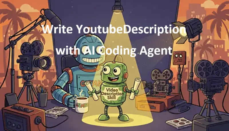 用AI编码代理写YouTube描述