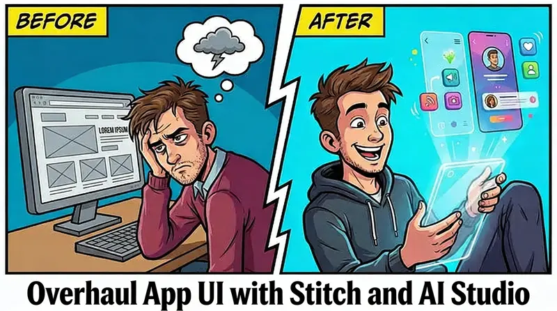 用Stitch和AI Studio改造应用UI