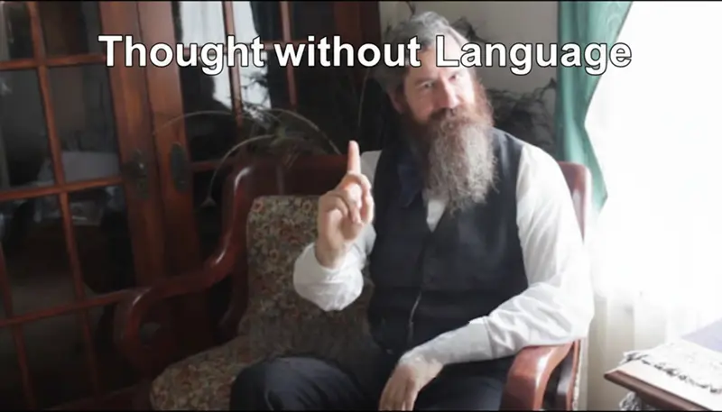 没有语言的思想