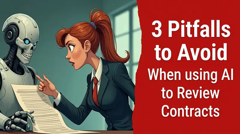 用AI审合同要避免的3个陷阱