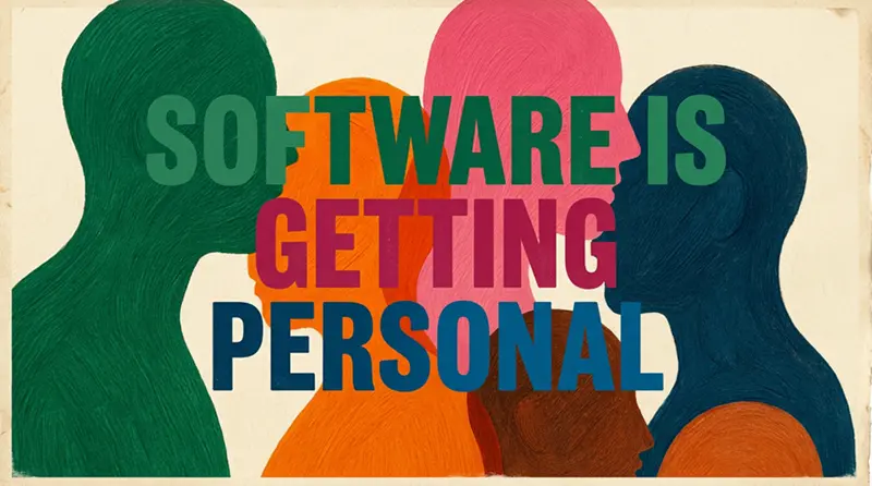 软件正在走向个性化