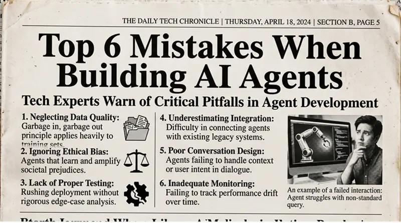 构建AI代理的6个常见错误
