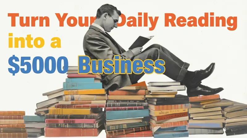 把日常阅读转化为$5000的生意