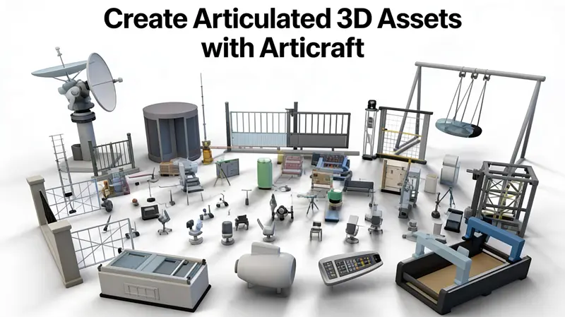 用 Articraft 制作可动 3D 资产