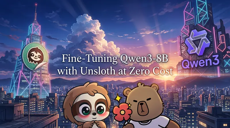 Unsloth 零成本微调 Qwen3-8B