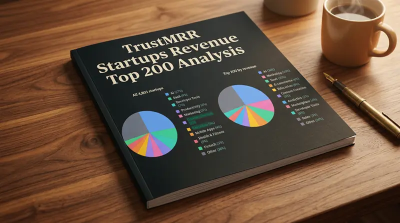 TrustMRR 创企收入Top 200分析