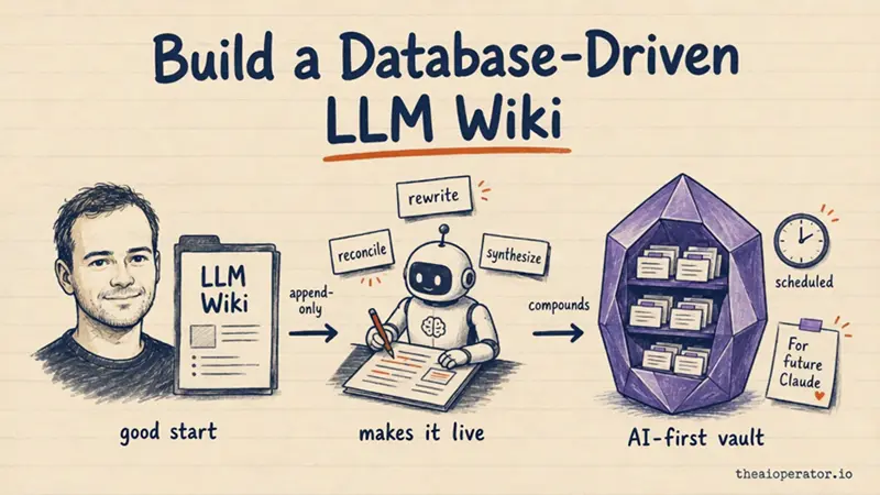 构建数据库驱动的 LLM Wiki