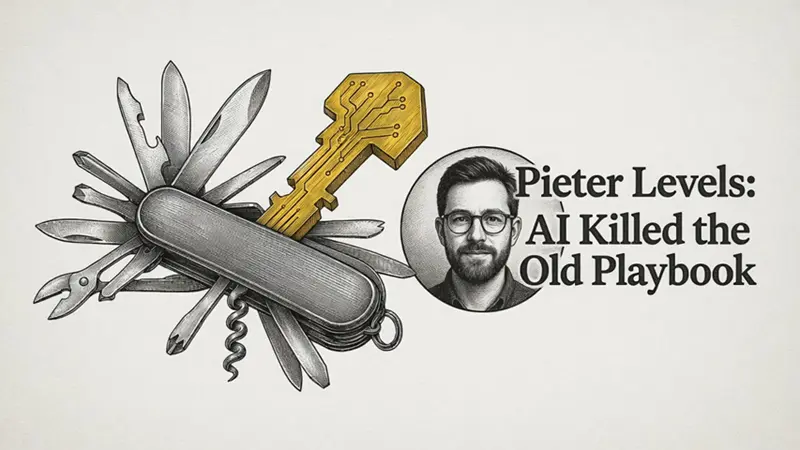 Pieter Levels ：AI 杀死了旧玩法