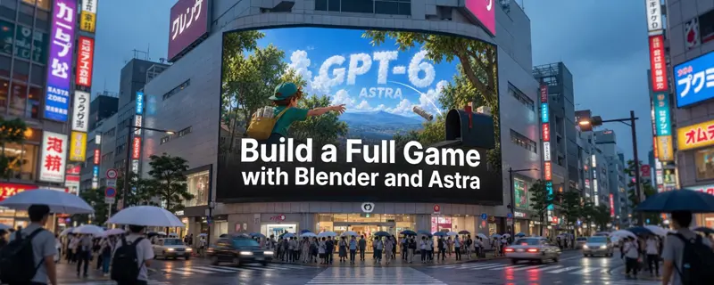 用 Blender 和 Astra 构建完整游戏