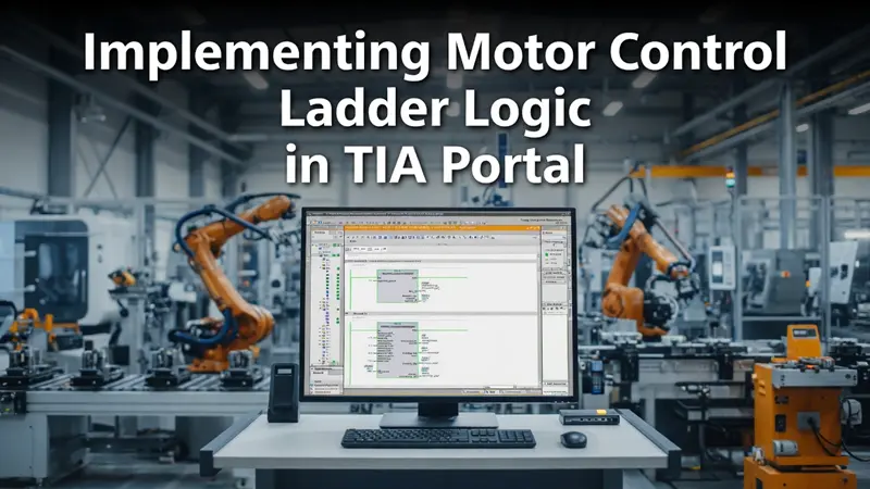 TIA Portal 电机控制梯形图实现