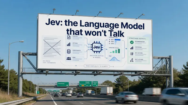 Jev：不说话的语言模型