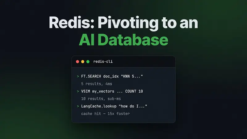 Redis：转型 AI 数据库