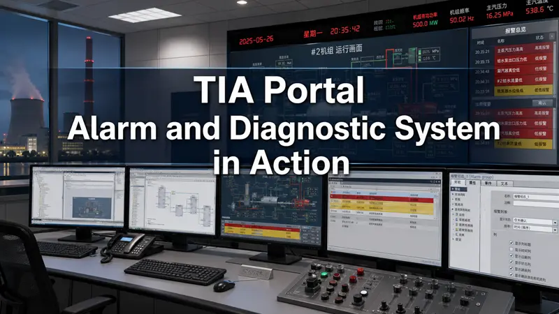TIA Portal 报警和诊断系统实战