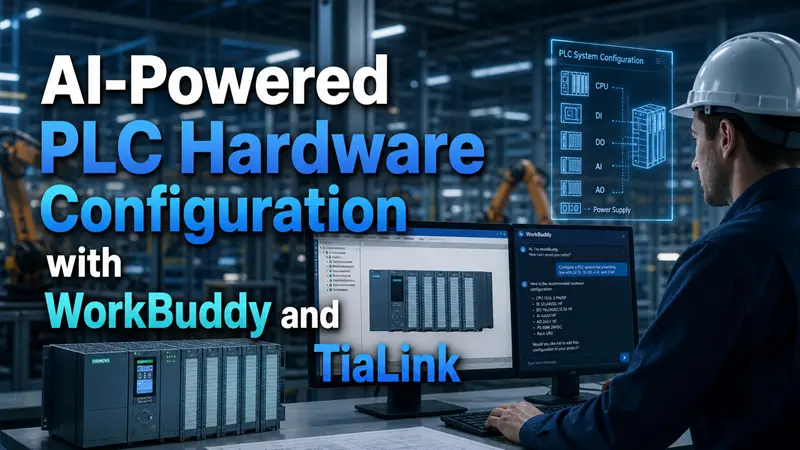 AI驱动的 PLC 硬件组态(WorkBuddy+TiaLink)